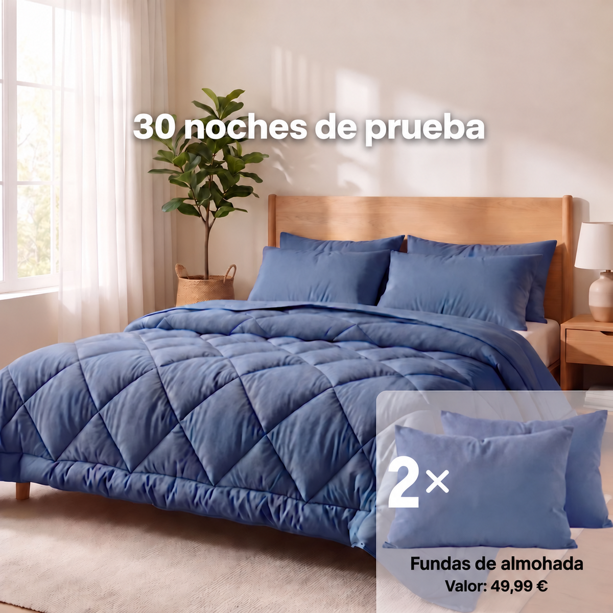 Edredón Bare® 2 en 1 que elimina la necesidad de sábanas